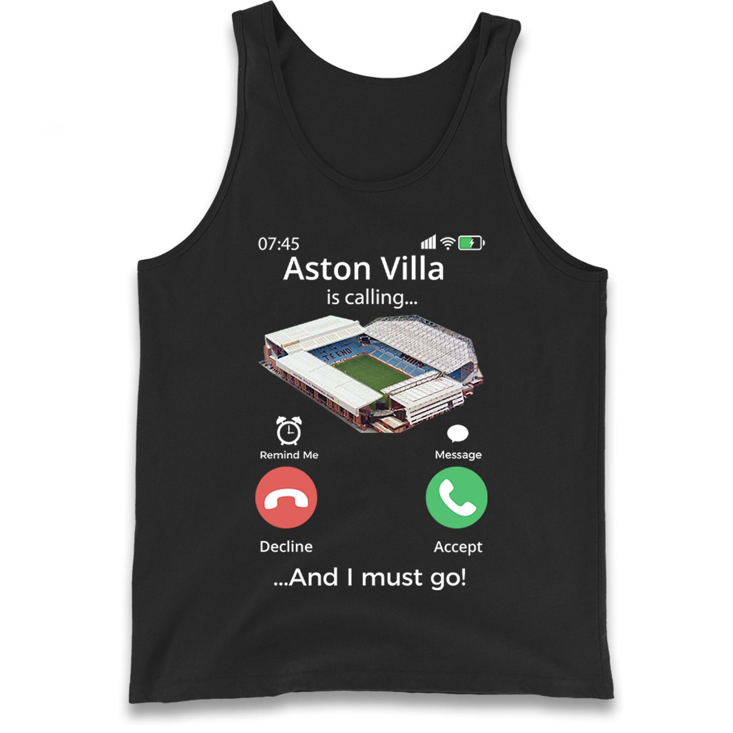 aston villa tank top