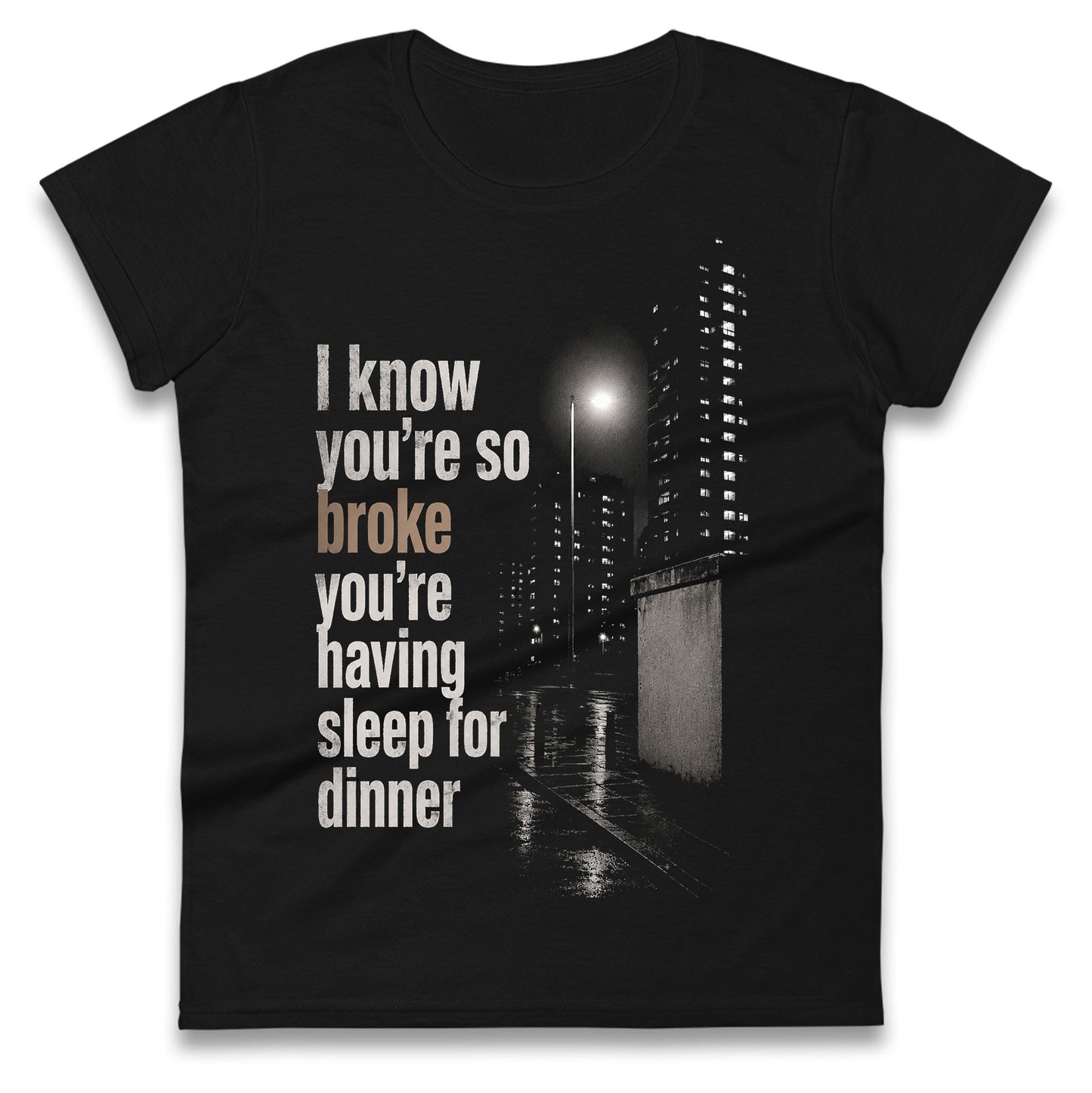 The Streets Band Tour Ladies T Shirt