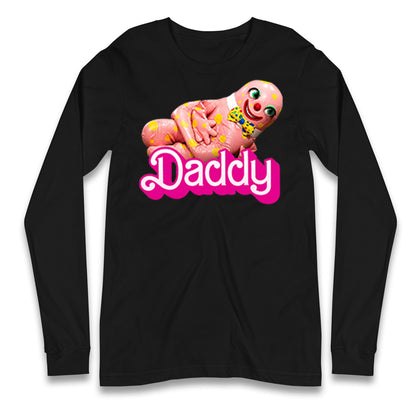 Funny Mr Blobby Daddy 90s Retro Longsleeve T Shirt