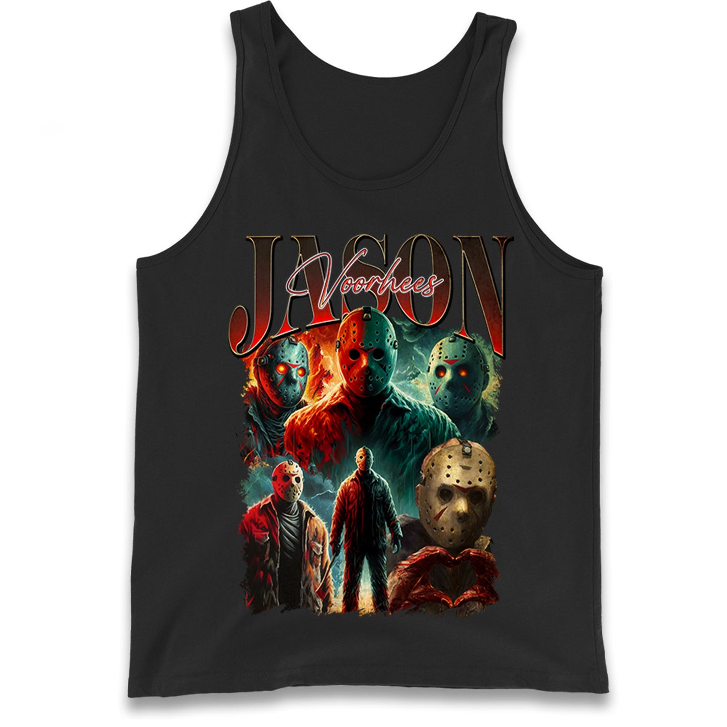 Jason voorhees Bootleg Halloween Tank Top