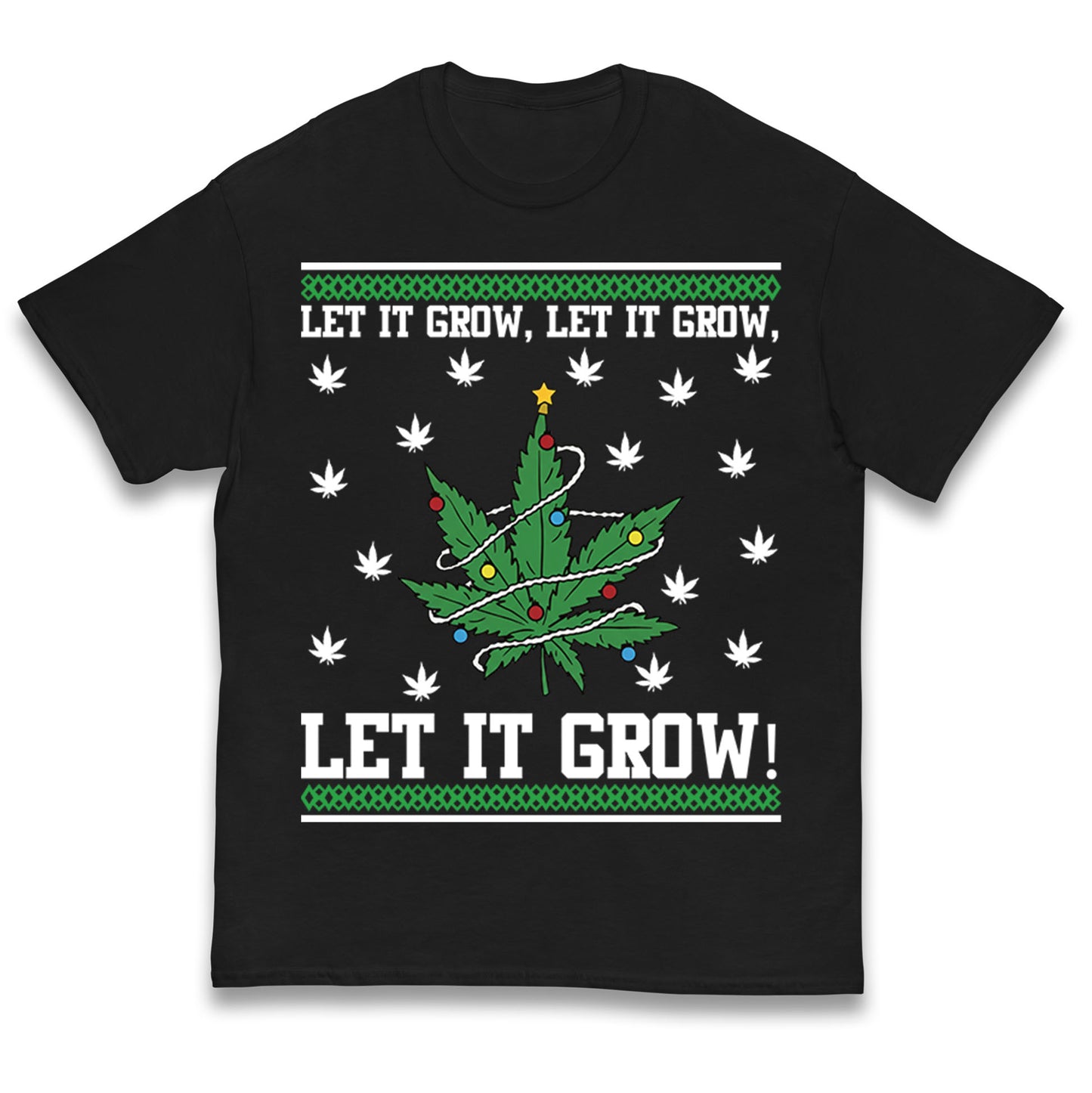 Cannabis Christmas Kids T Shirt