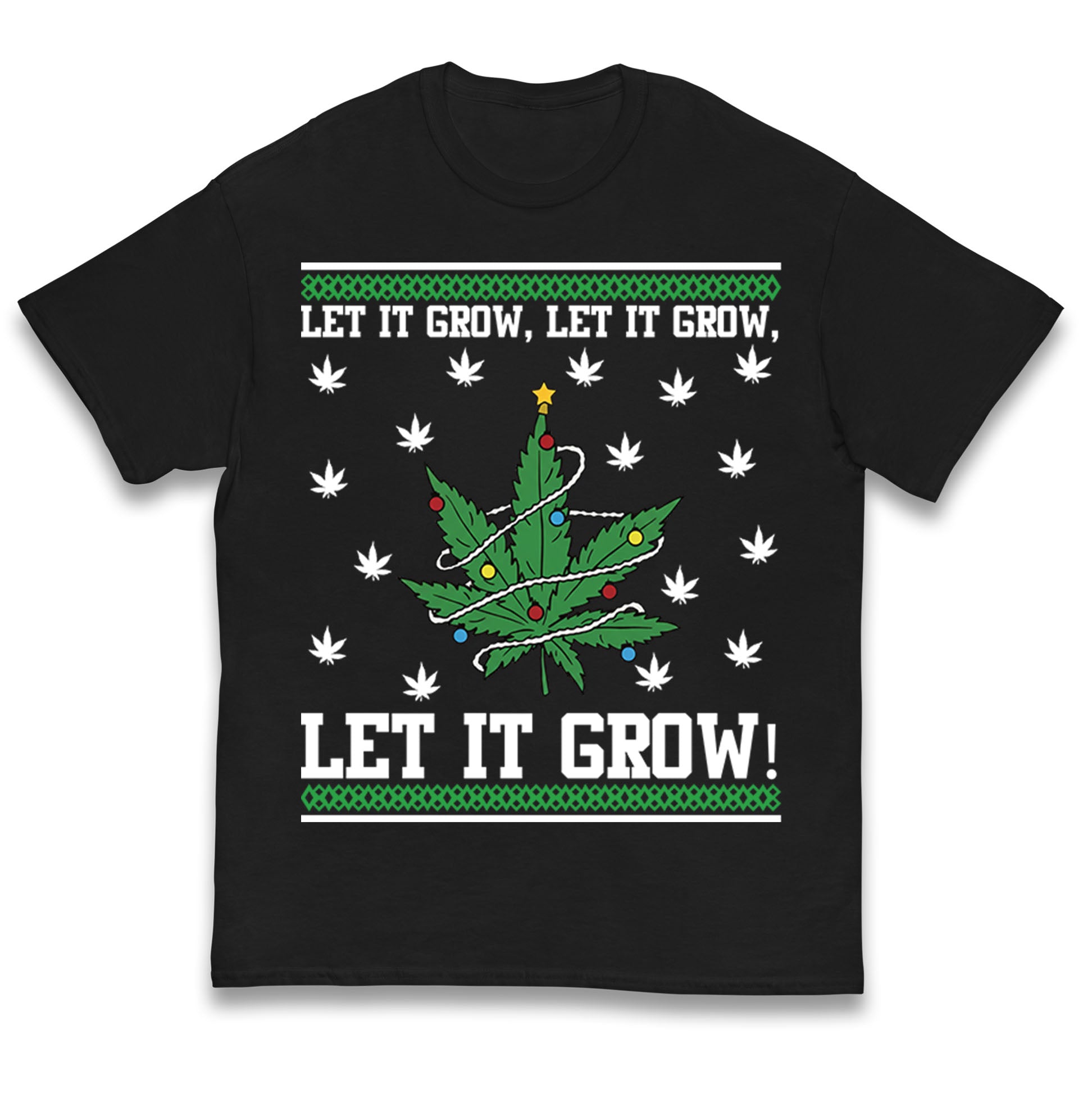 Cannabis Christmas Kids T Shirt