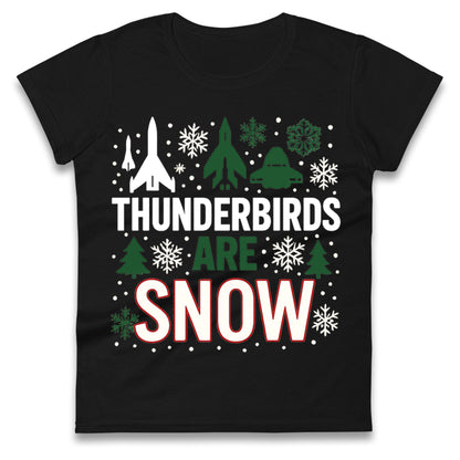 Thunderbirds Christmas Ladies T Shirt