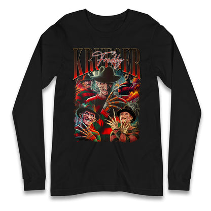 Freddy Krueger Halloween Bootleg Long Sleeve T Shirt