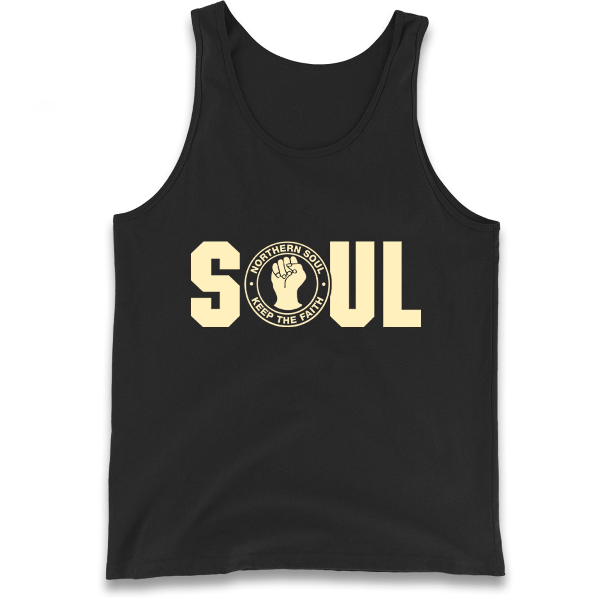 Northern Soul Keep The Faith Logo Tank Top