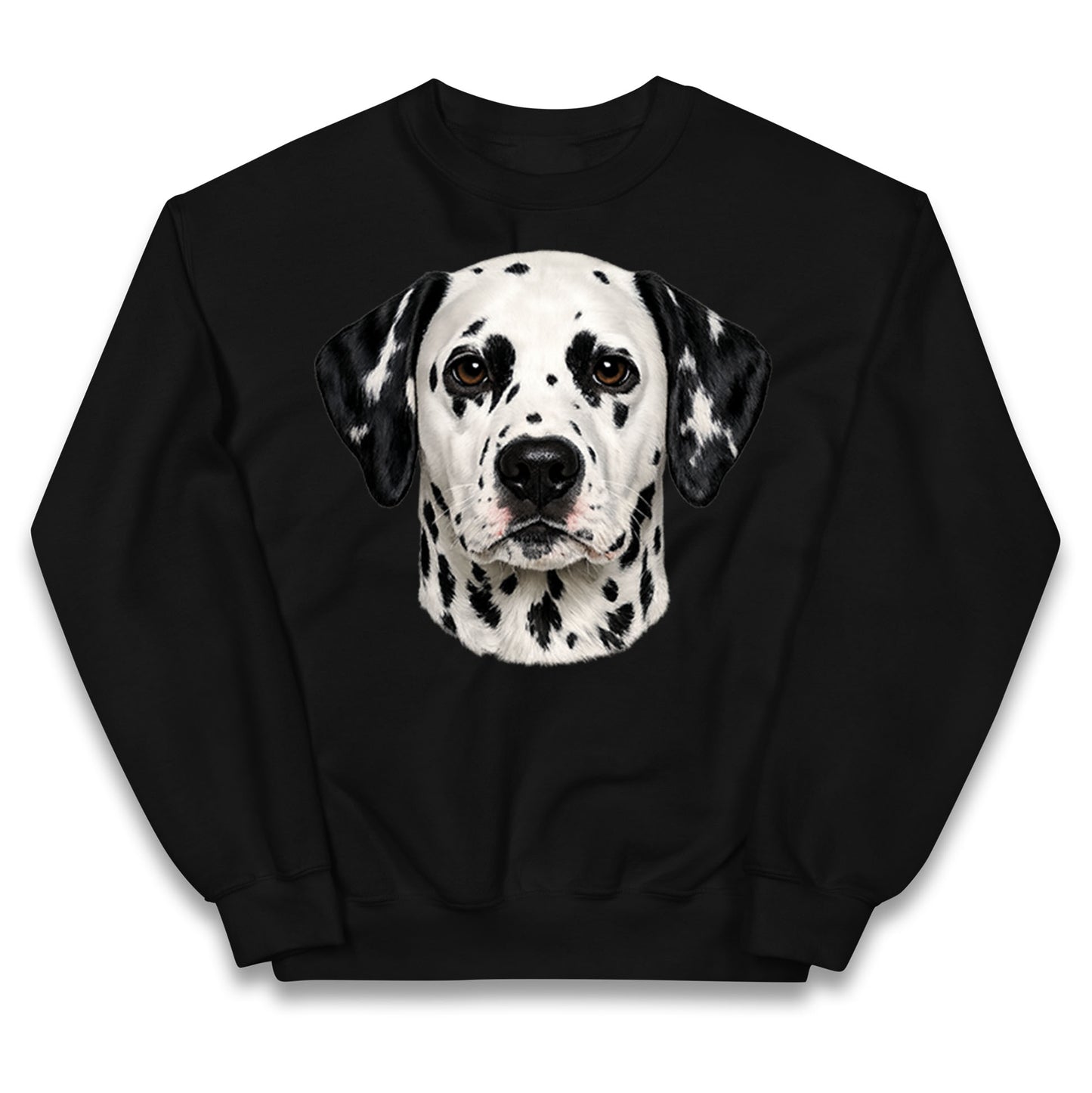 Dalmatian Dog Face Kids Jumper