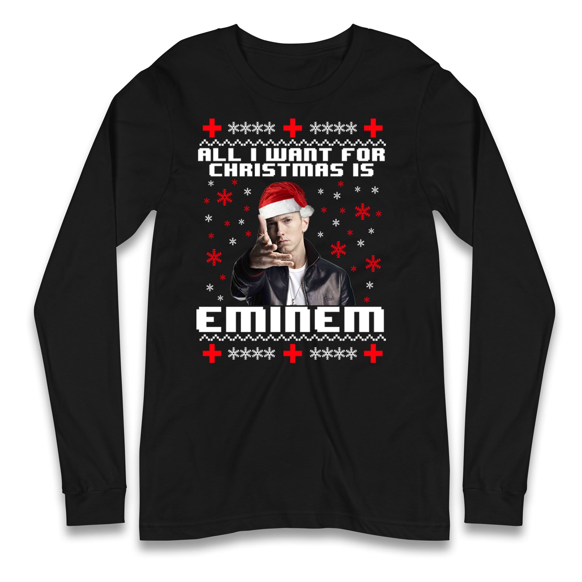 eminem christmas long sleeve t shirt