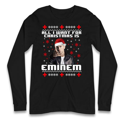 eminem christmas long sleeve t shirt