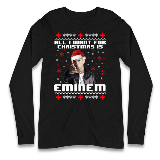 eminem christmas long sleeve t shirt