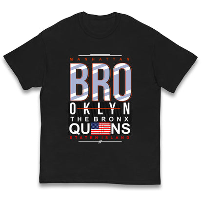Brooklyn New York State Kids T Shirt