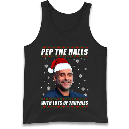 Pep Guardiola Christmas Tank Top