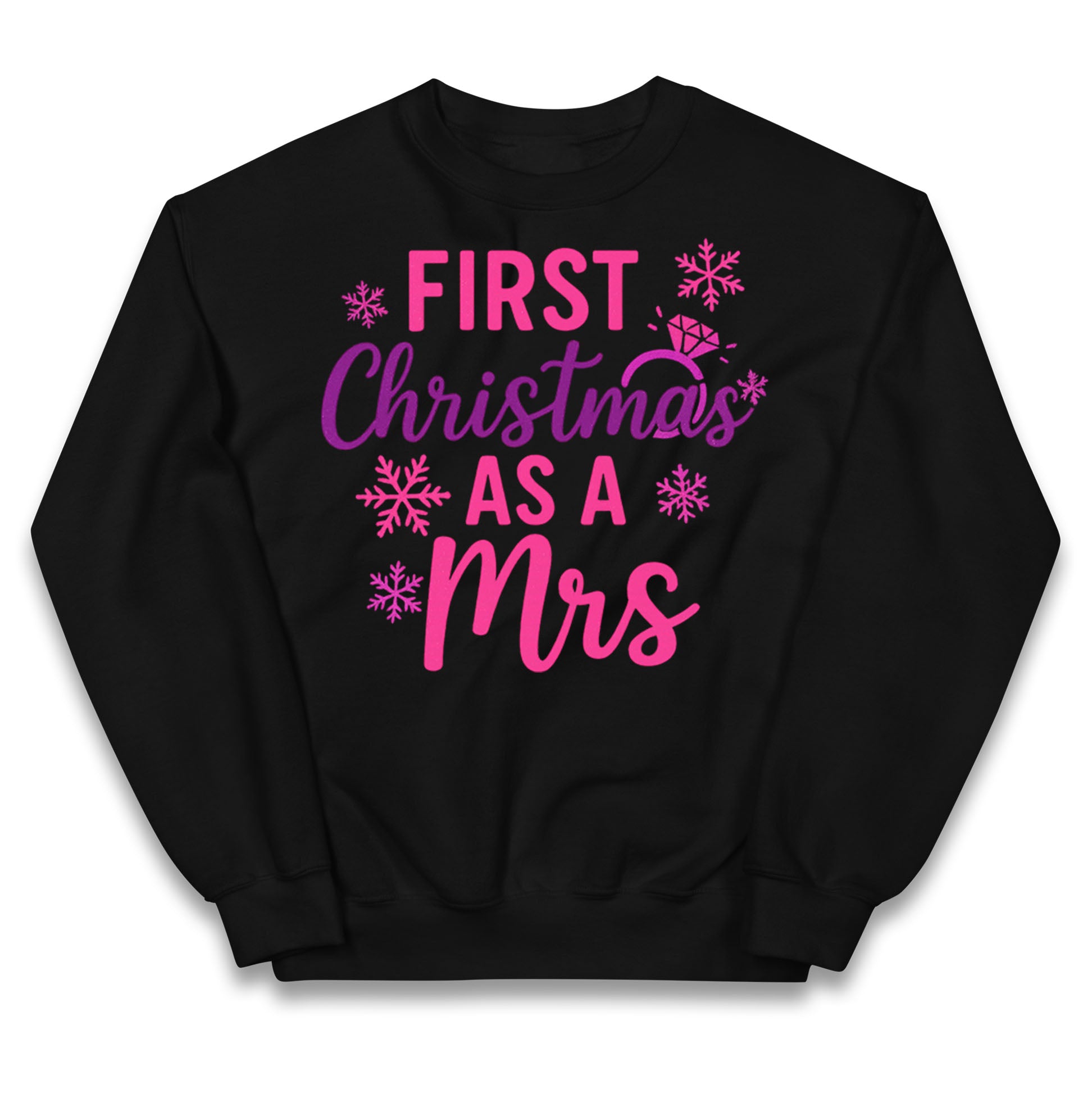 First Christmas As A Mrs Kids Jumper