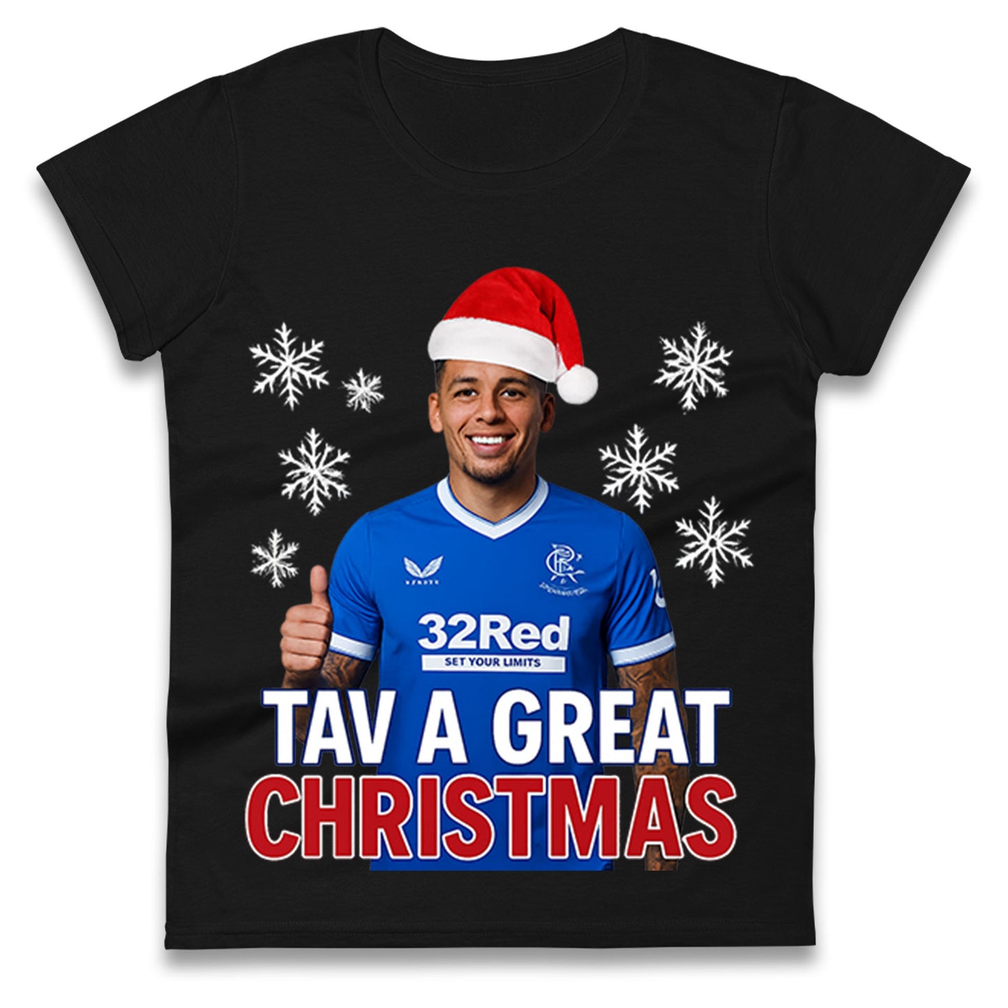 Tav a Great Christmas Rangers Ladies T Shirt