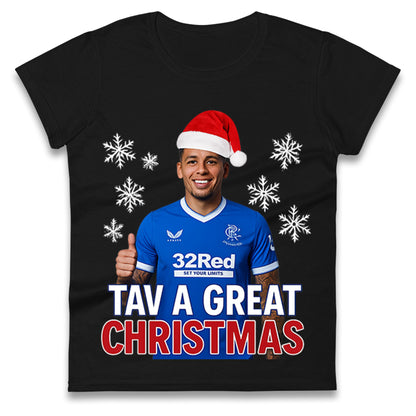 Tav a Great Christmas Rangers Ladies T Shirt