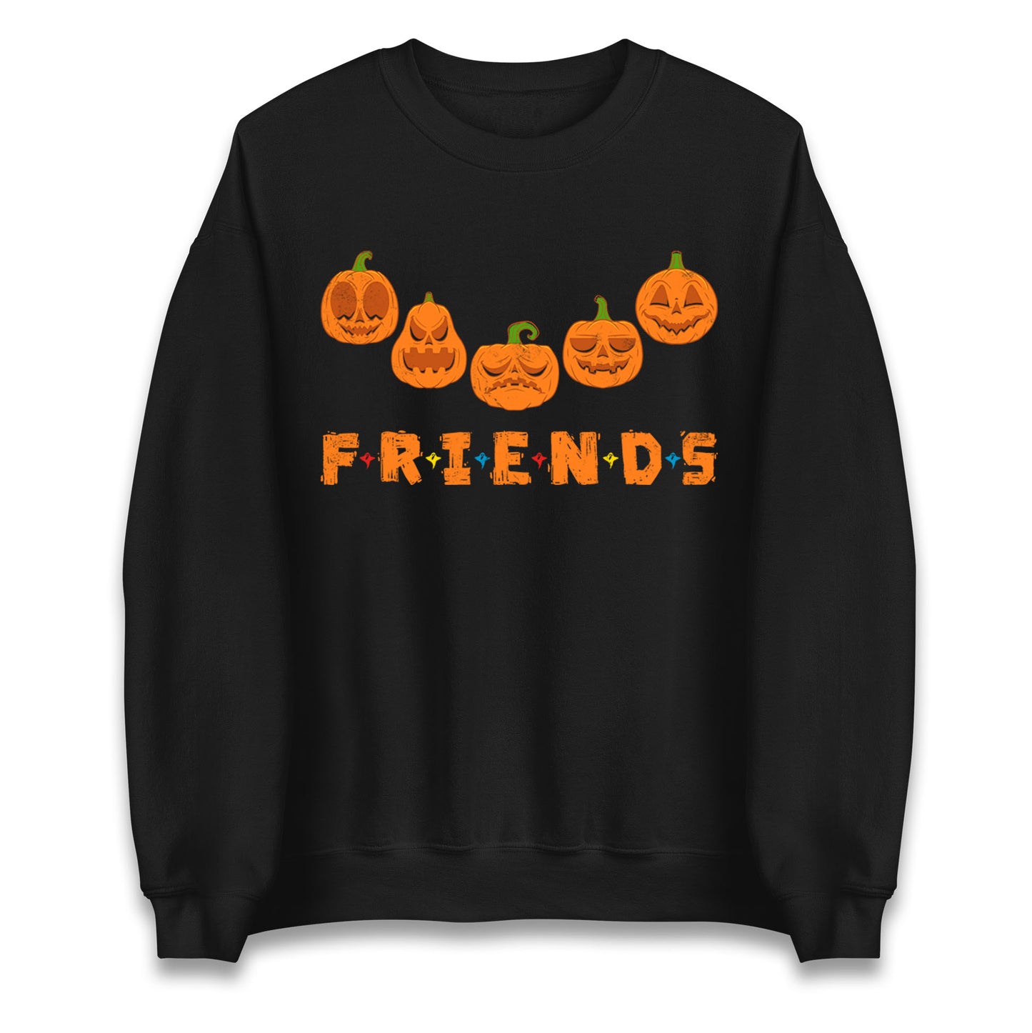 Scary Pumpkins Friends Halloween Sweatshirt
