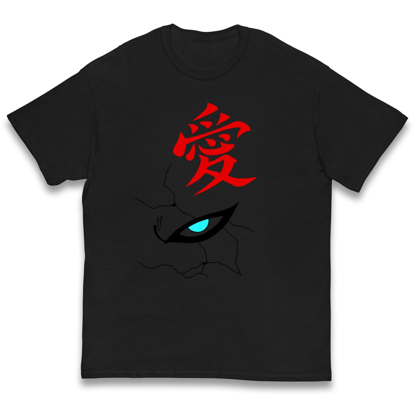 naruto shippuden gaara naruto face t shirt