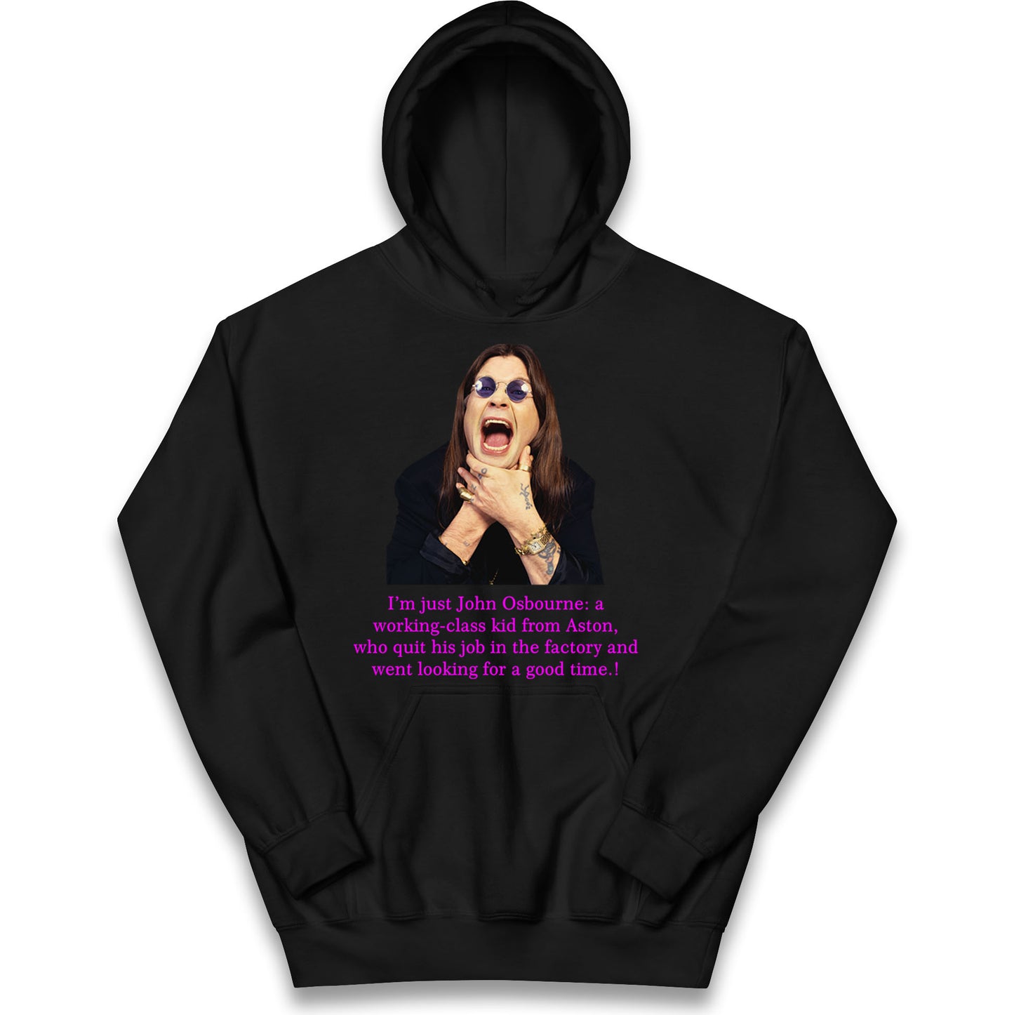 Ozzy Osbourne working class Kid Kids Hoodie