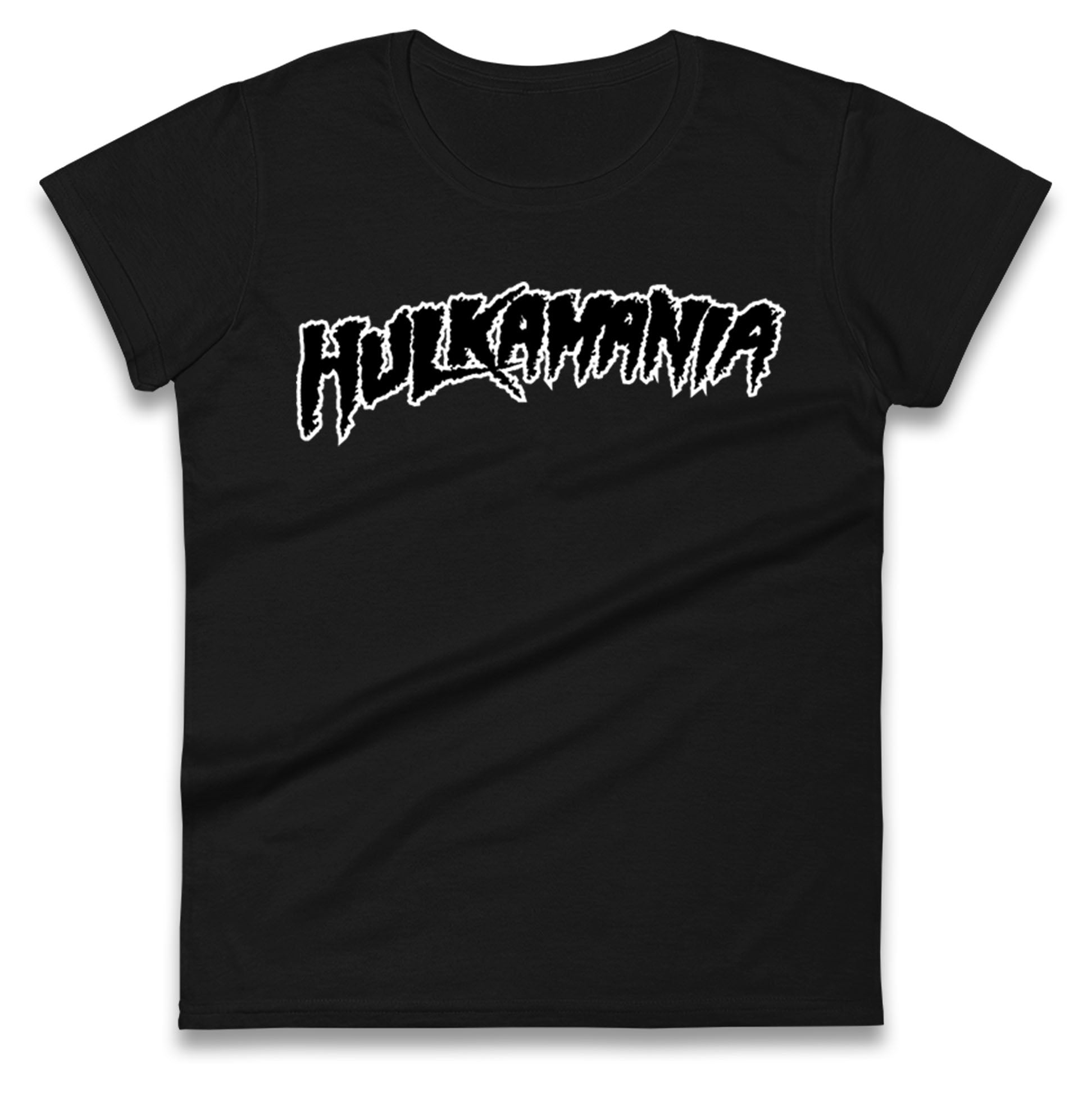 Hulkamania Logo Ladies T Shirt