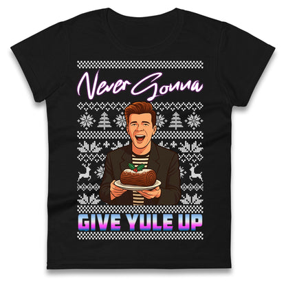 Rick Astley Christmas Ladies T Shirt