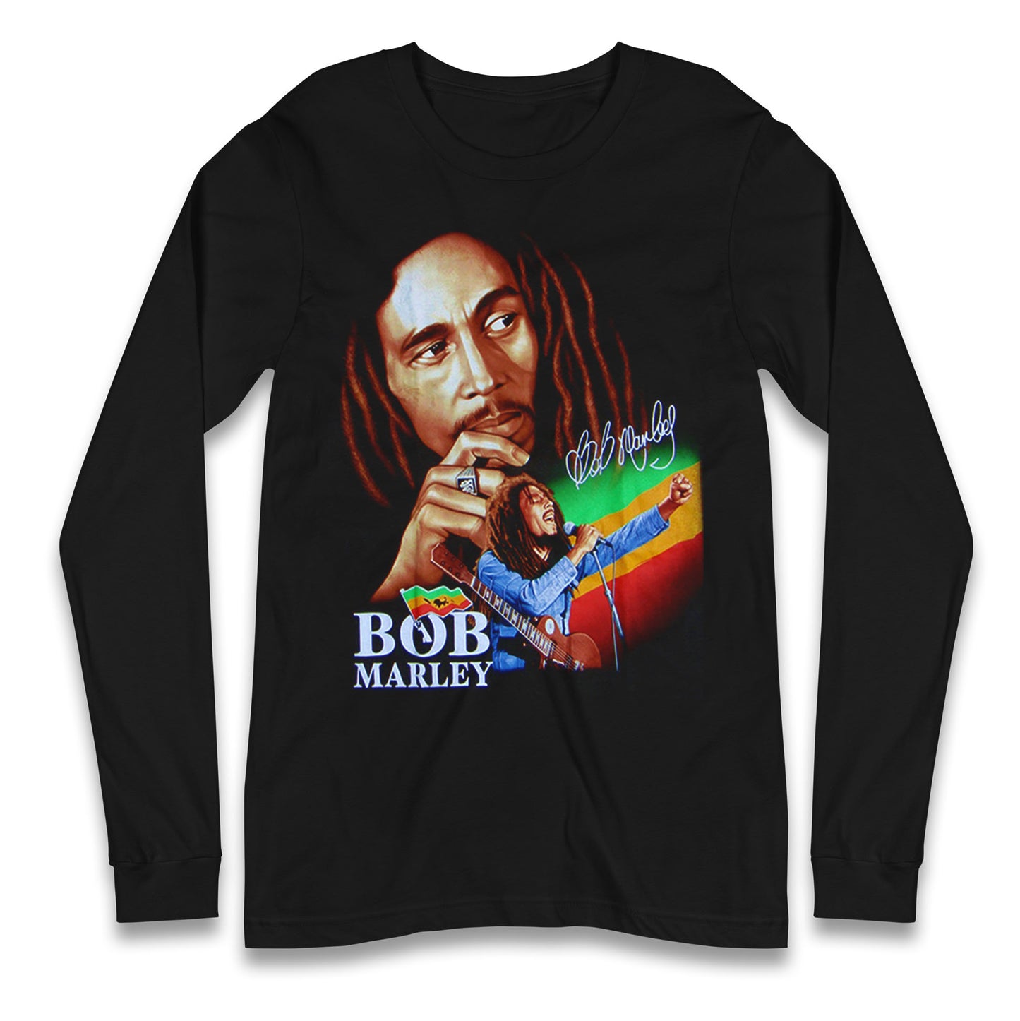 Bob Marley Iron Like A Lion Longsleeve T Shirt