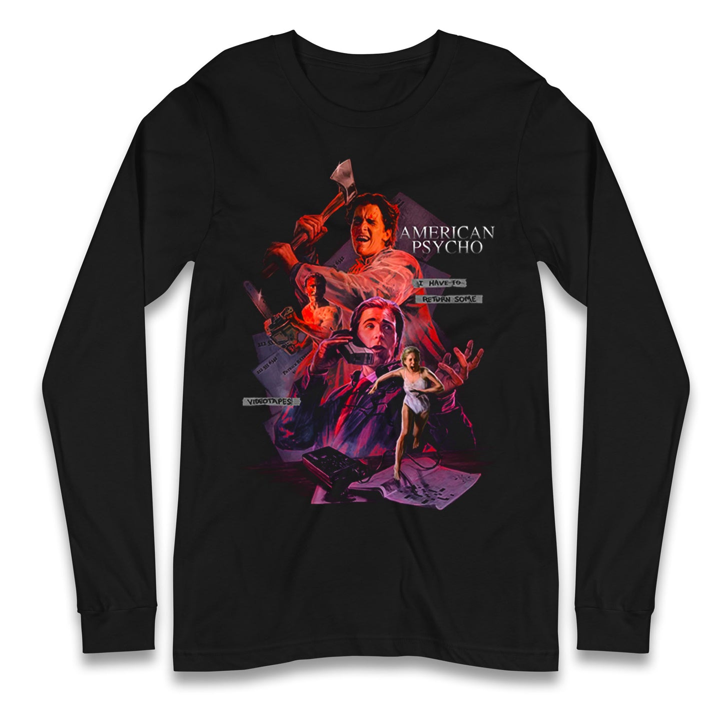 American Psycho Longsleeve T Shirt 