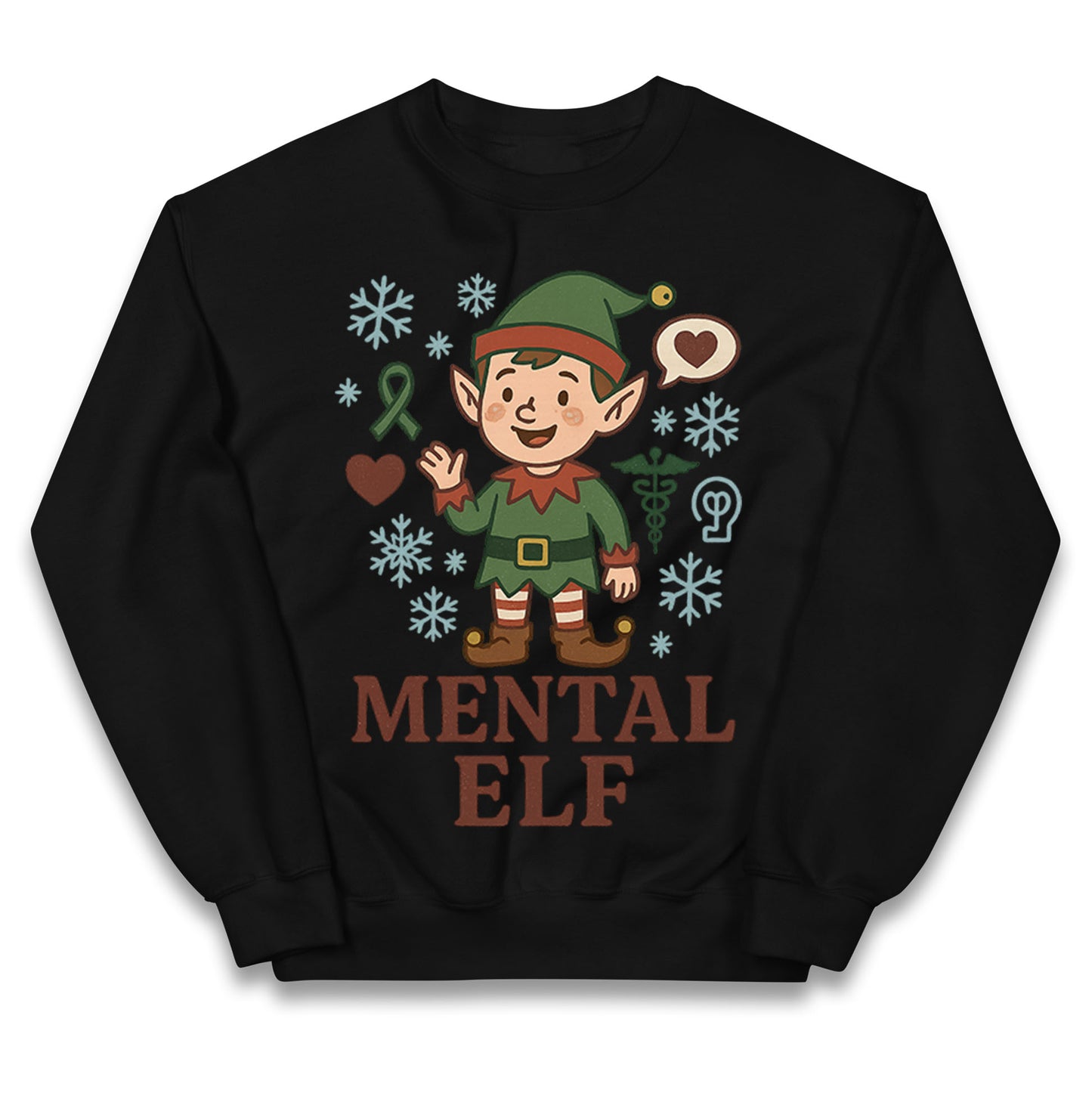 Mental Health Christmas Kids Jumper