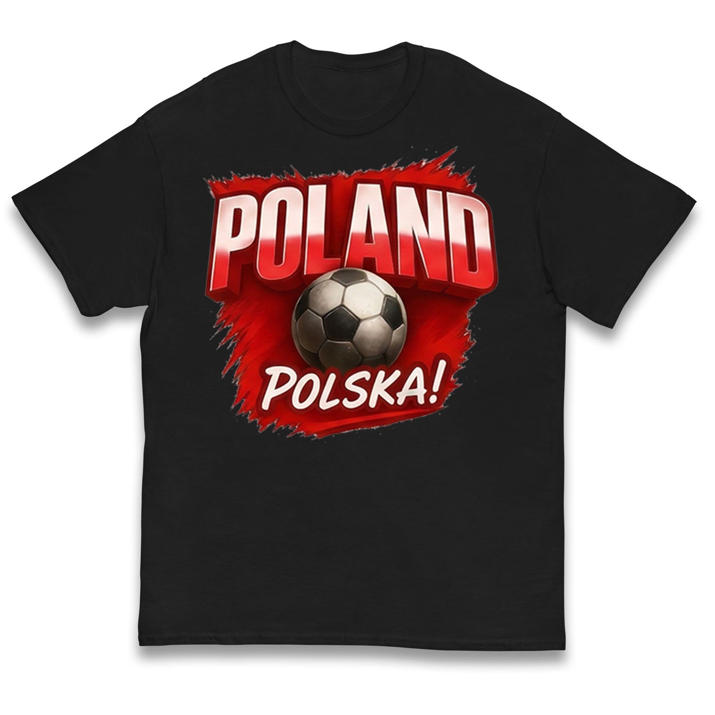 Poland Retro World Cup Kids T Shirt