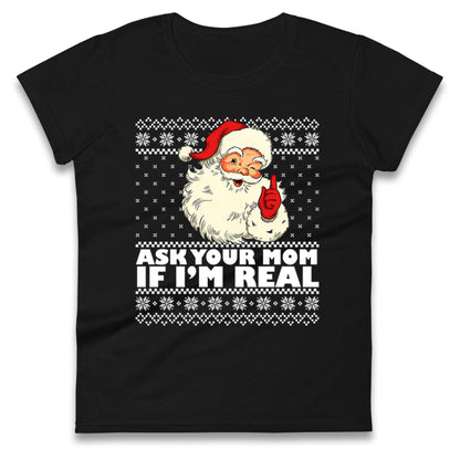 The Real Santa Ladies T Shirt