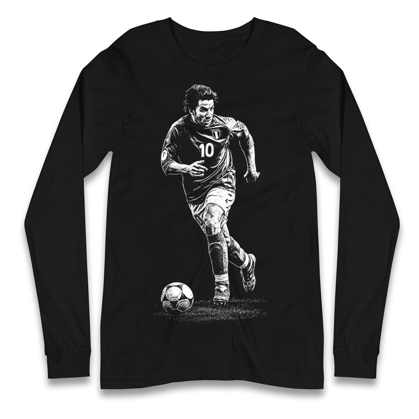 Del Piero 10 Italy Longsleeve T Shirt