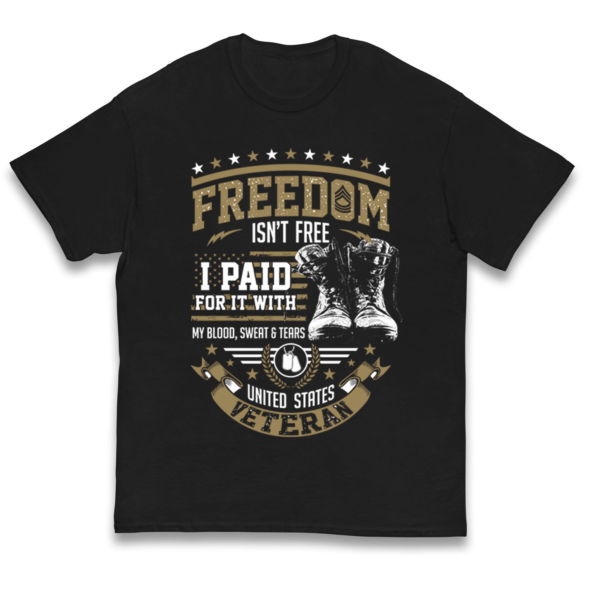 United States Veteran Kids T Shirt