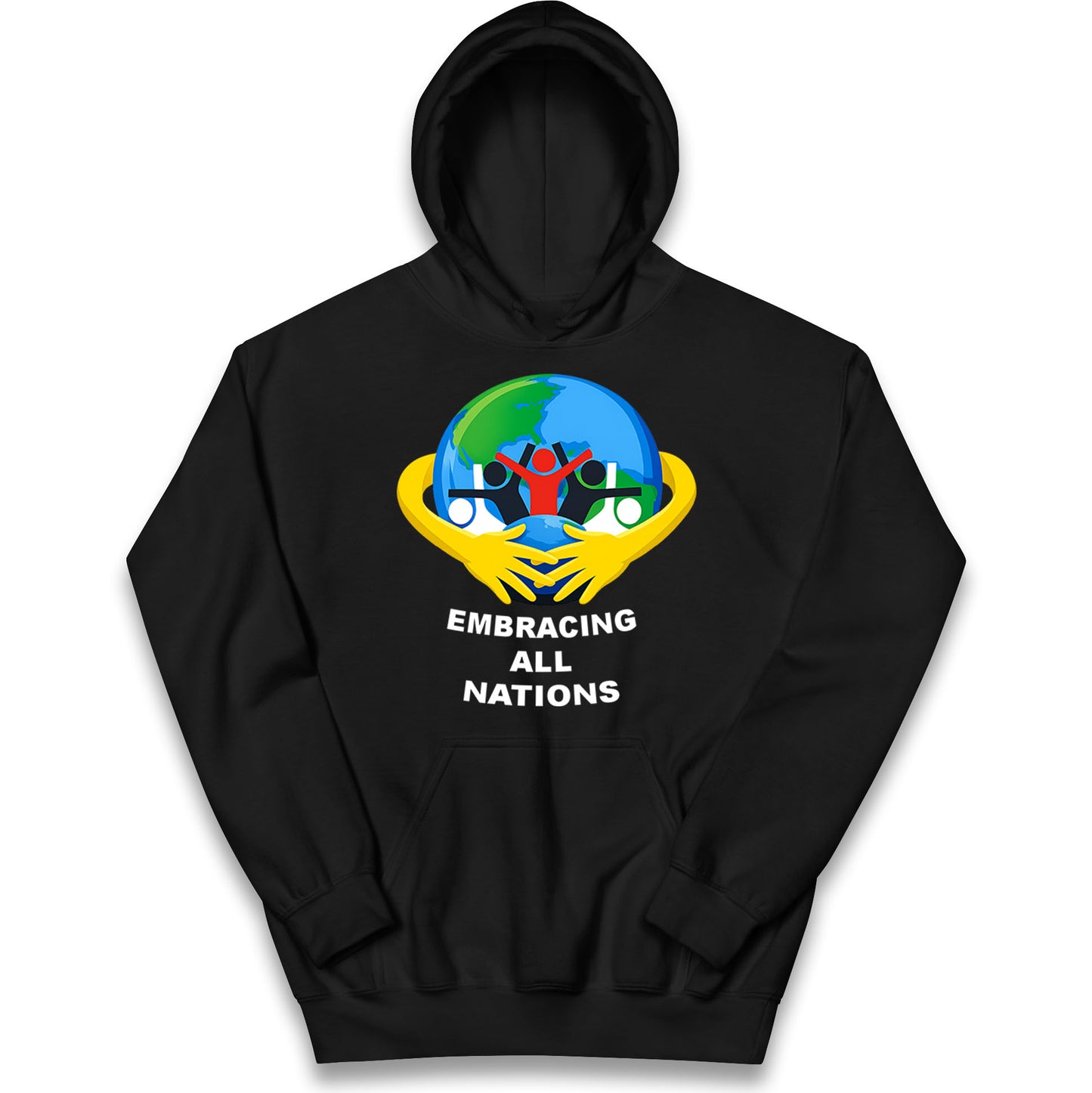 Embracing All Nations Kids Hoodie