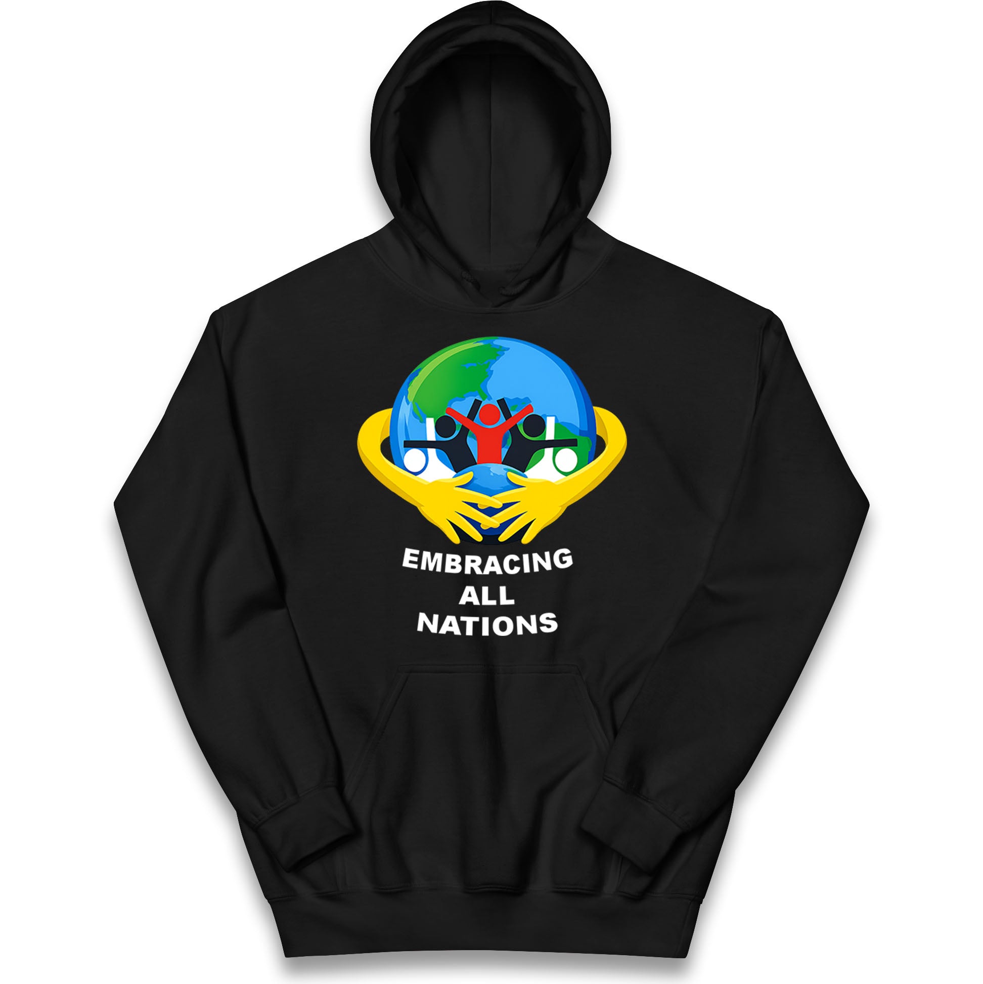 Embracing All Nations Kids Hoodie