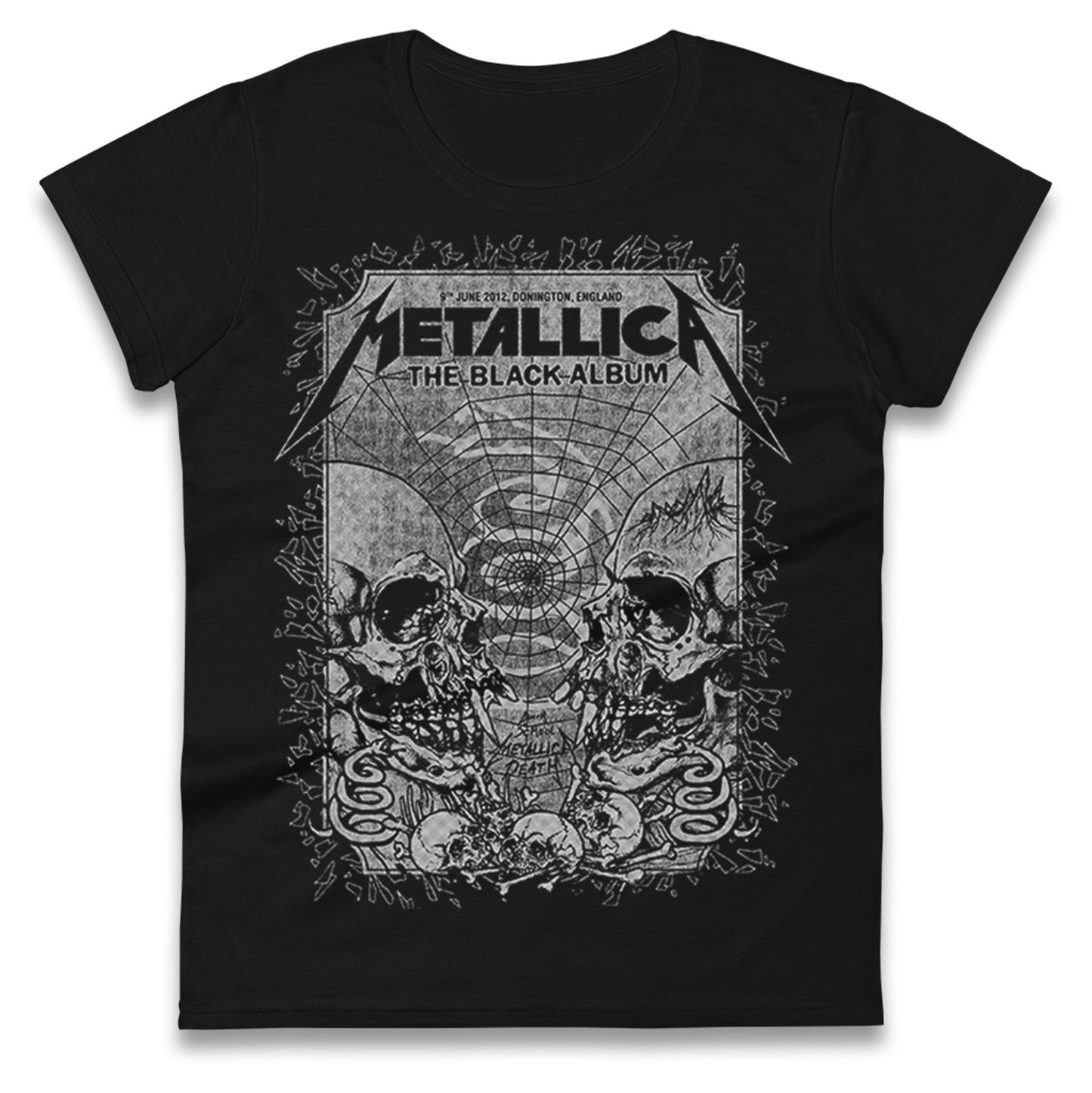 Metallica The Black Album Ladies T Shirt 