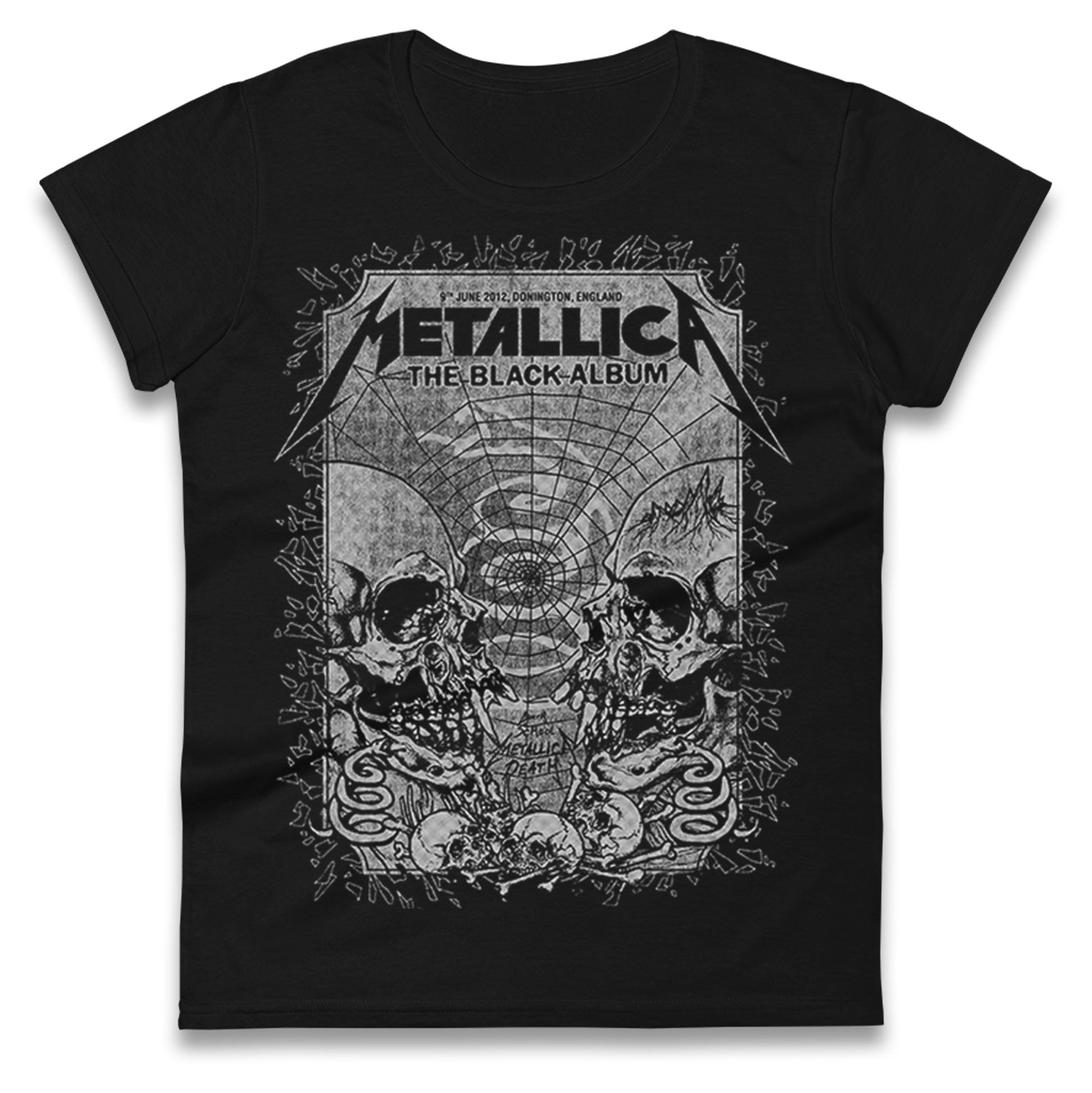 Metallica The Black Album Ladies T Shirt 