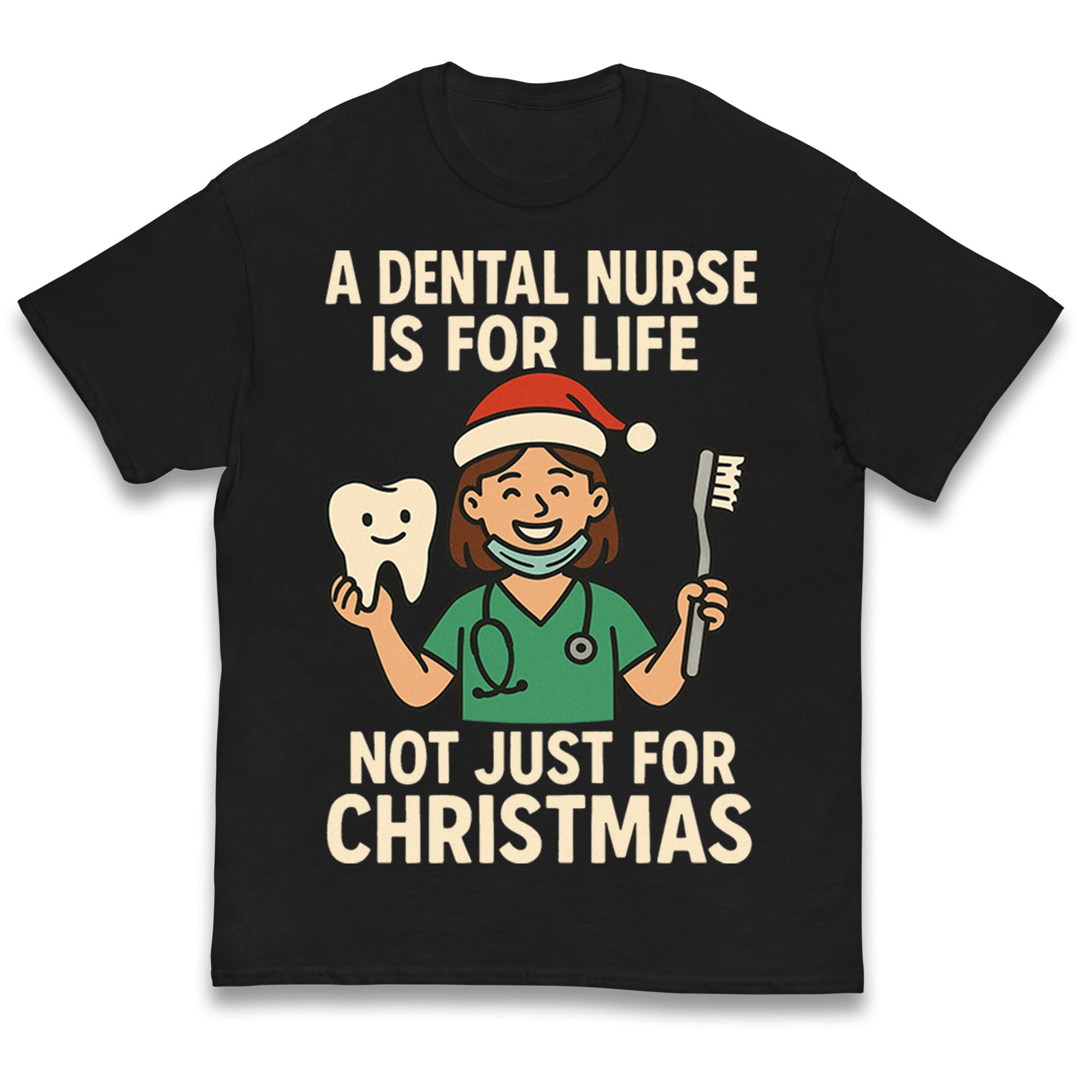 Dental Nurse Christmas Kids T Shirt
