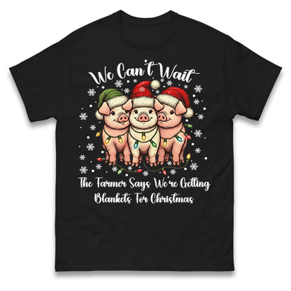 Three Pigs Christmas T Shirt