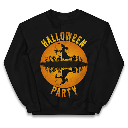 Scary Witch Halloween Party Jumper
