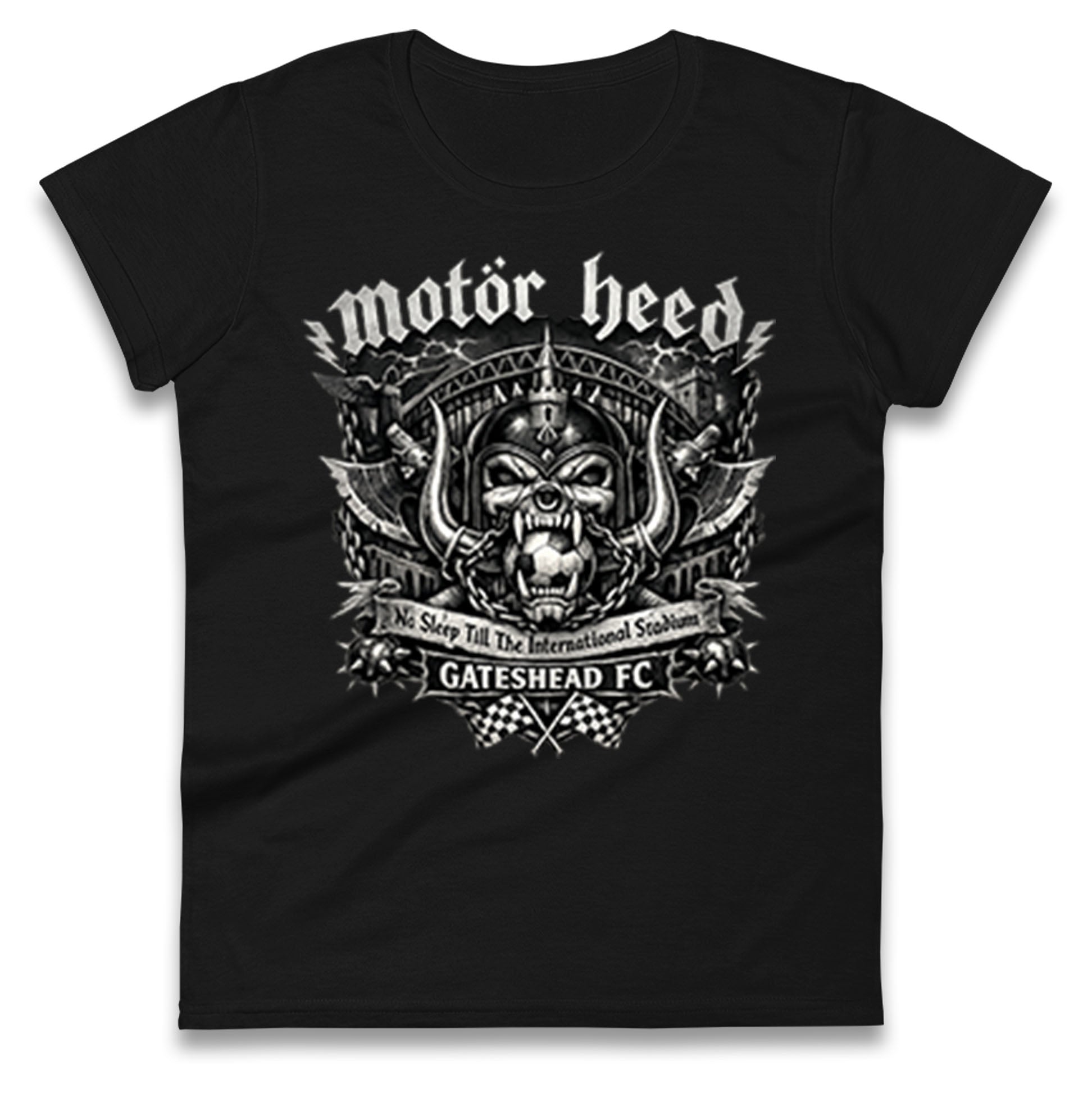 Gateshead Motor Heed Football Ladies T Shirt