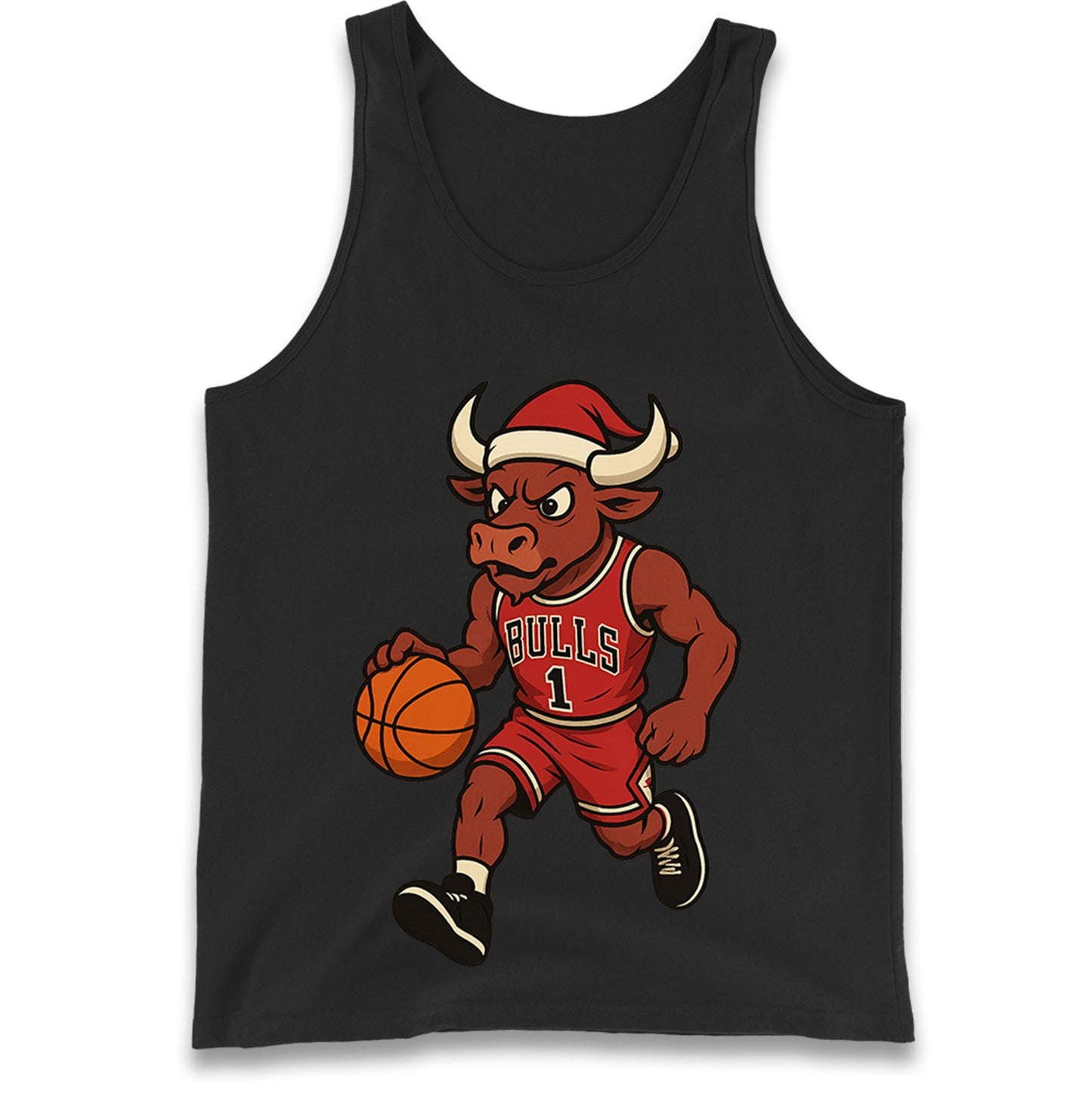Chicago Bulls Christmas Tank Top
