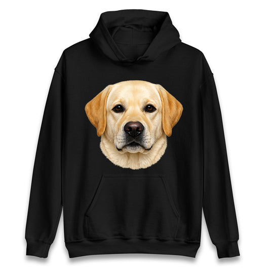 Labrador Dog Face Hoodie