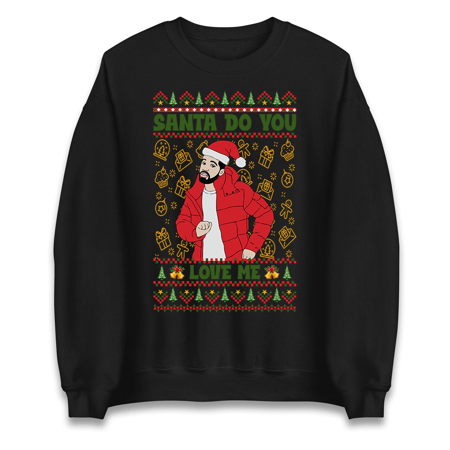 drake christmas sweatshirt