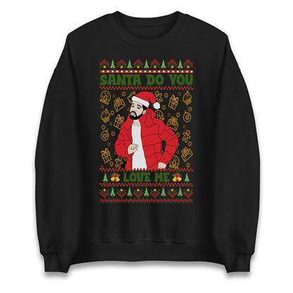 drake christmas sweatshirt
