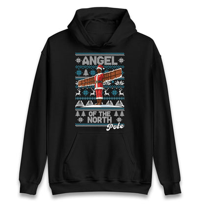 Angel Of The North Pole Christmas Hoodie