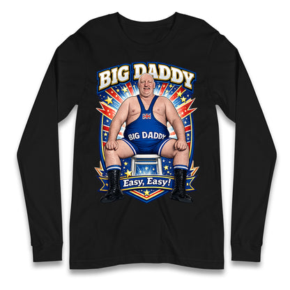 Big Daddy UK Wrestling Longsleeve T Shirt
