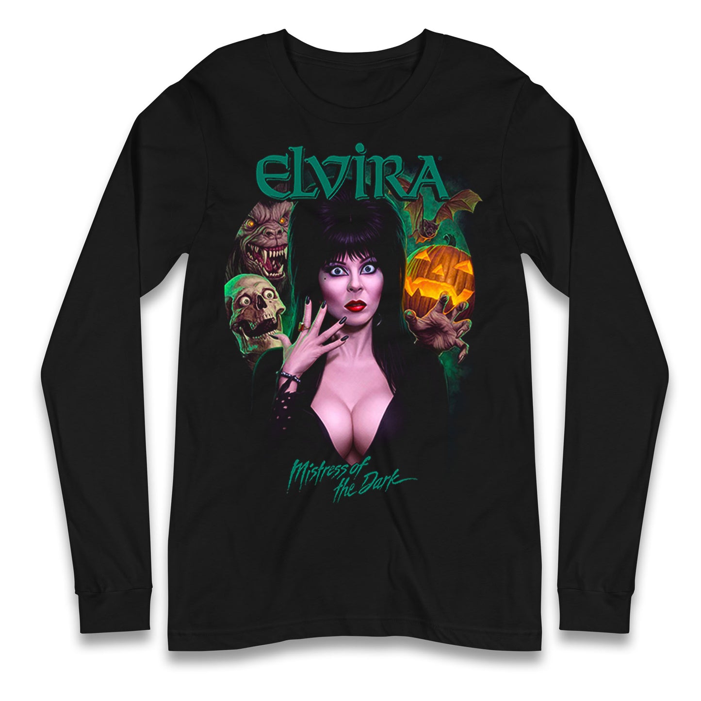 Elvira Mistress Of The Dark Longsleeve T Shirt