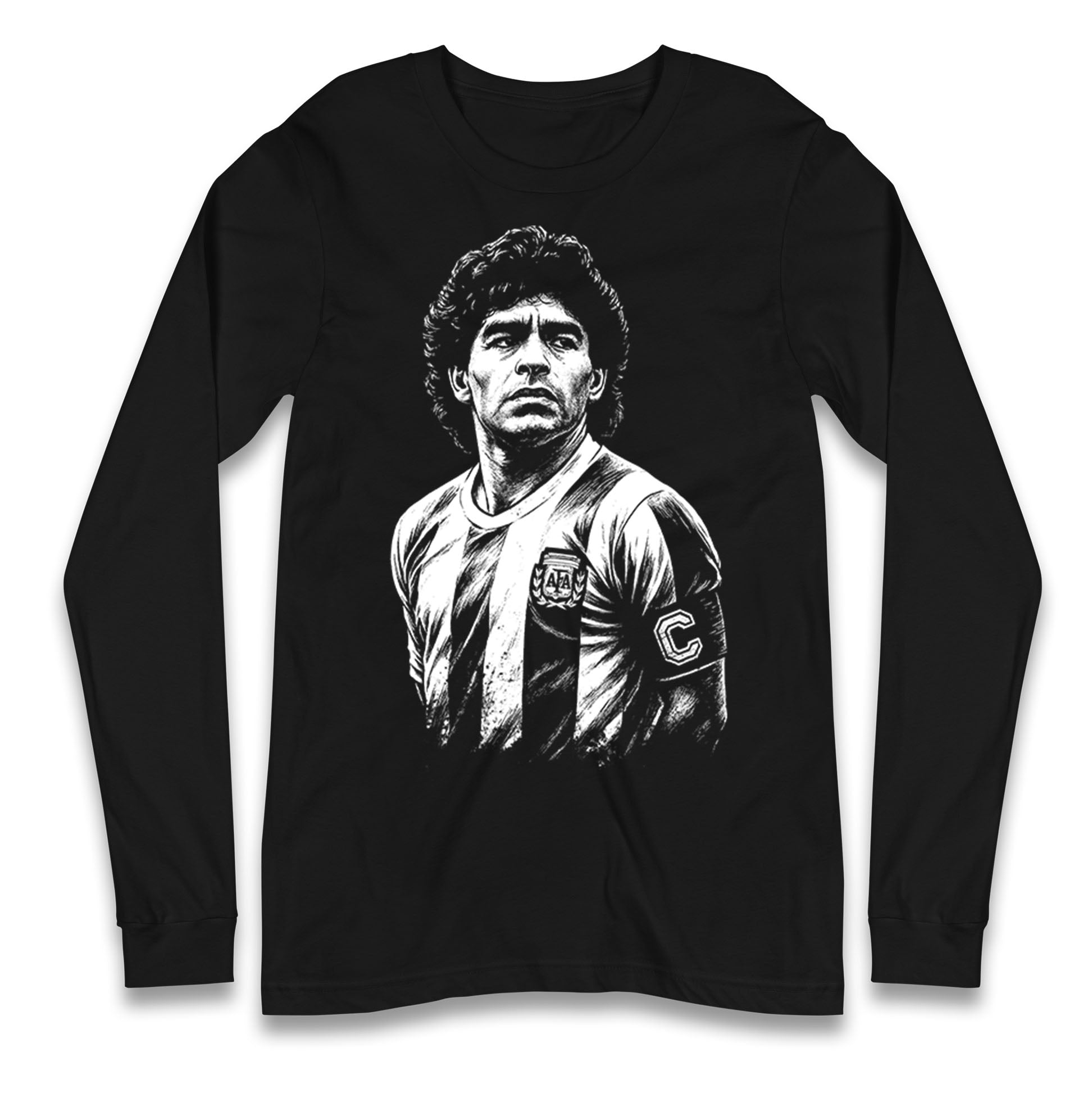 Maradona Argentina Longsleeve T Shirt