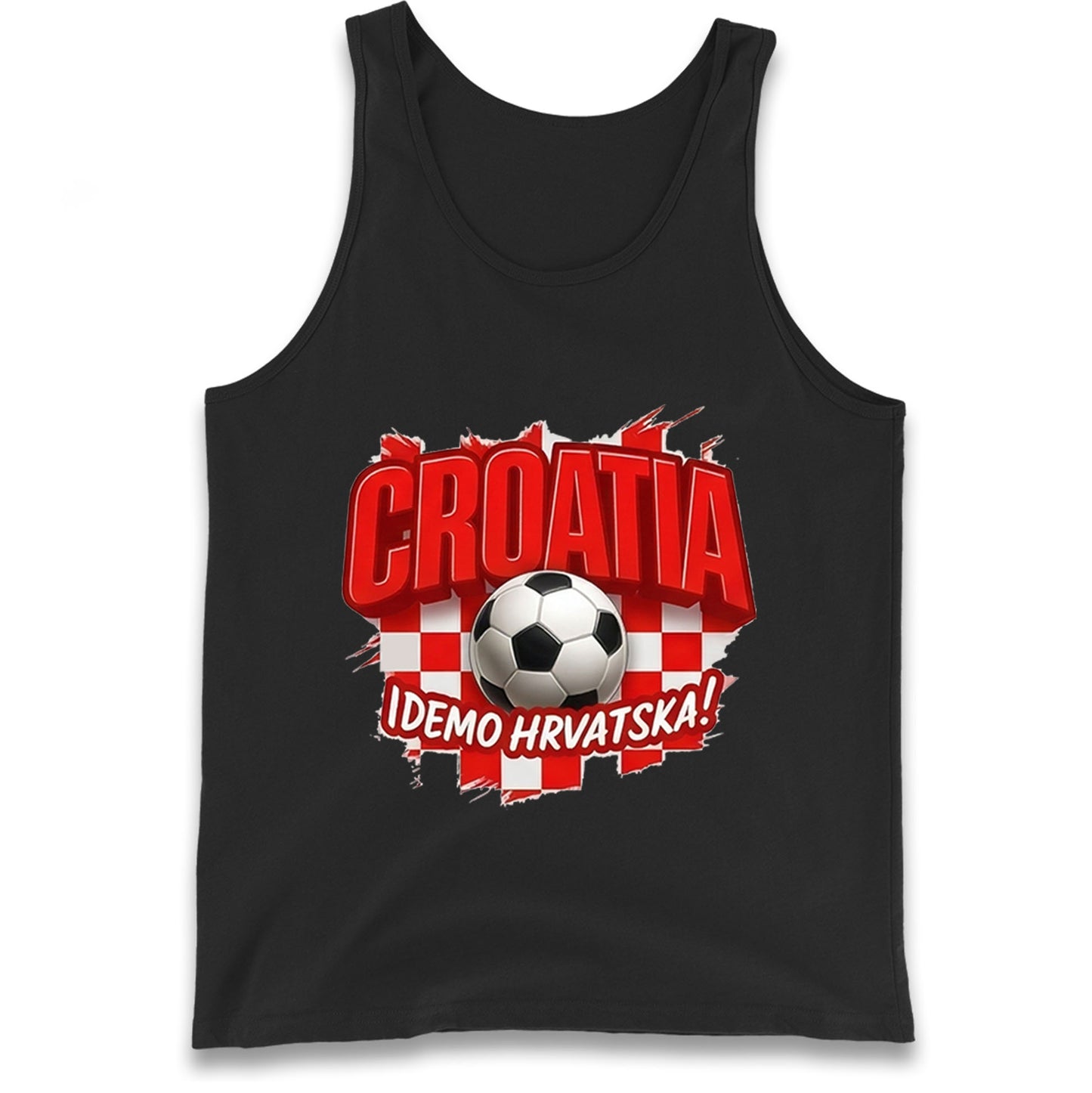 Croatia Retro World Cup Tank Top