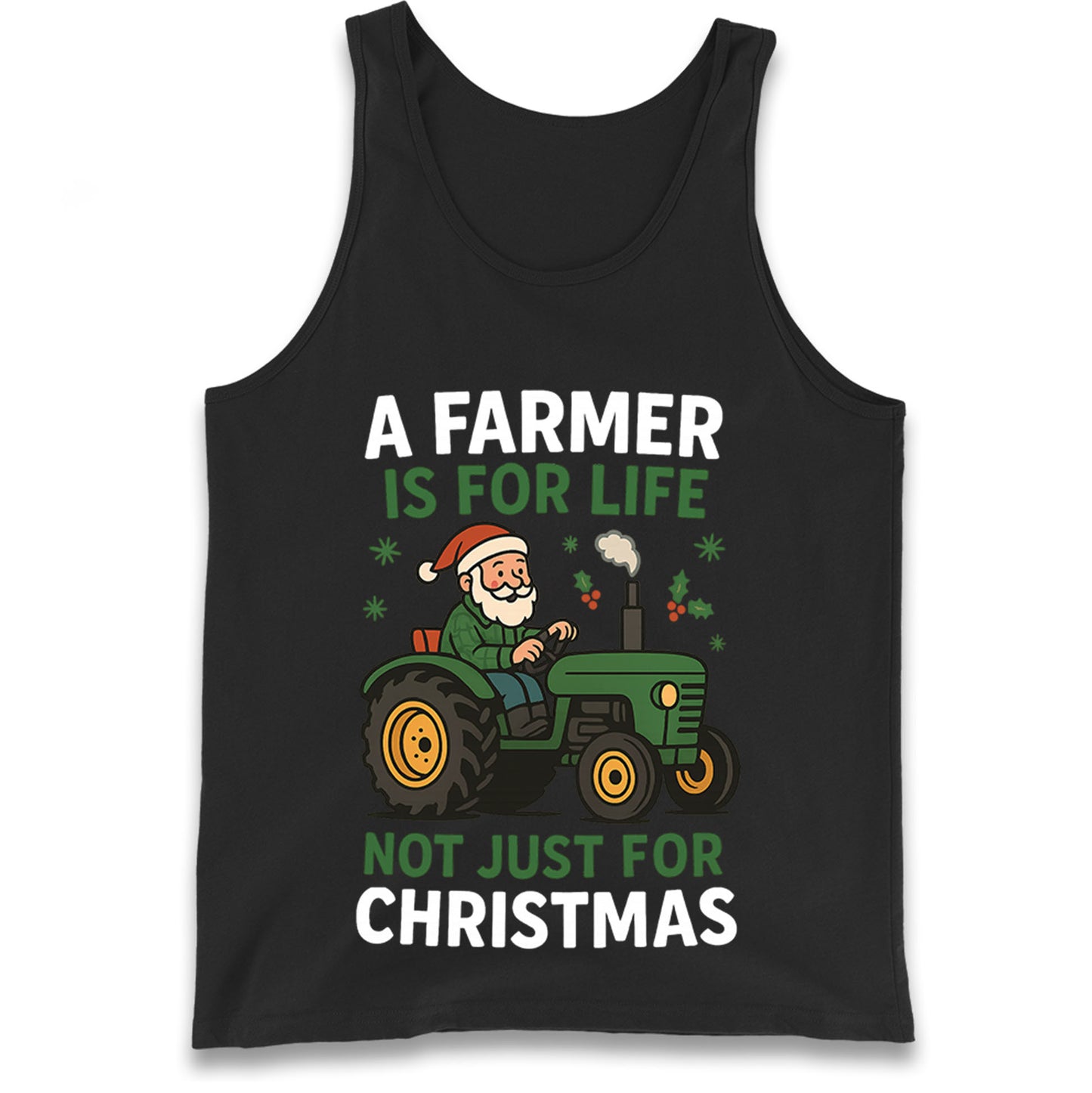 Farmer Christmas Tank Top