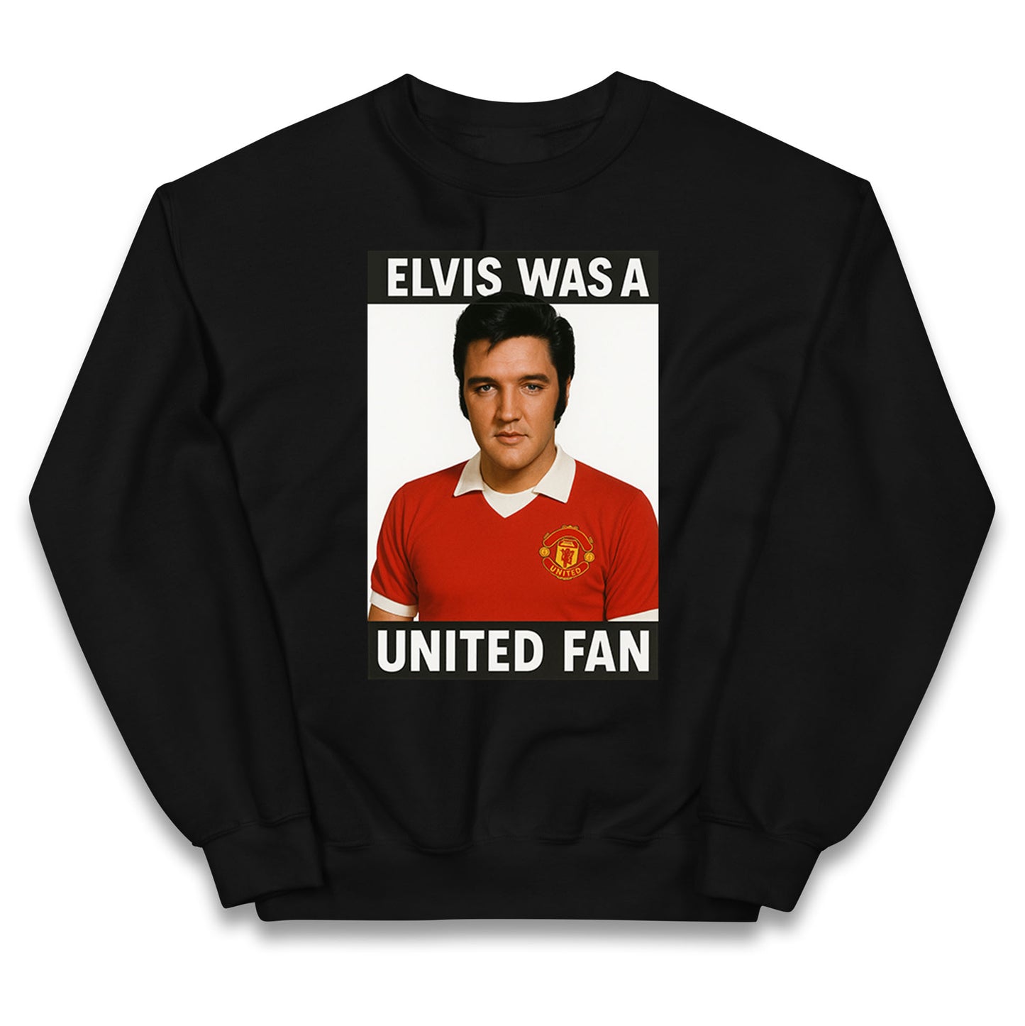 Elvis Presley Mnchester United Kids Jumper