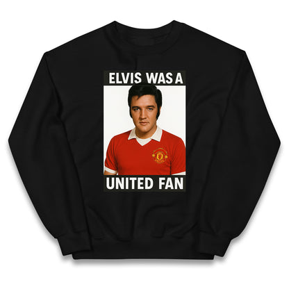 Elvis Presley Mnchester United Kids Jumper